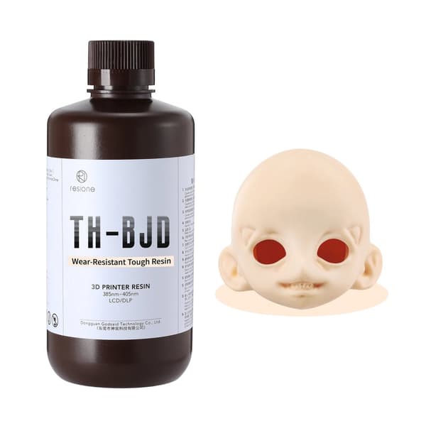 3D Hård Resin, Slitstark, Icke-Gulnande,Gräddrosa-1000G