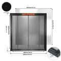 Miniatyrbild 1 av 2: Honungskakans arbetsbord, CE-certifierat, kompatibelt med CO2- och diodlasermaskiner,500x500mm