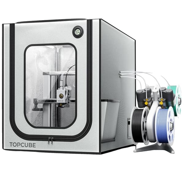 3D Printer Indhegning, Brandsikker, LED Belysning,A1 Kapsling