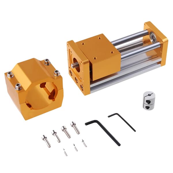 CNC Z-Axis Modul, Hållbar Aluminiumdesign, Precision T8 Skruv, 52 mm Spindelhål