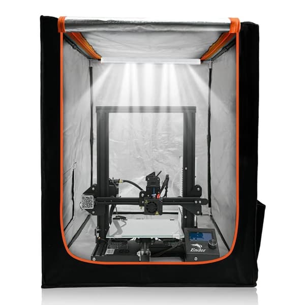 3D-skrivarskydd, inbyggd LED-belysning, bred kompatibilitet,Medium med LED