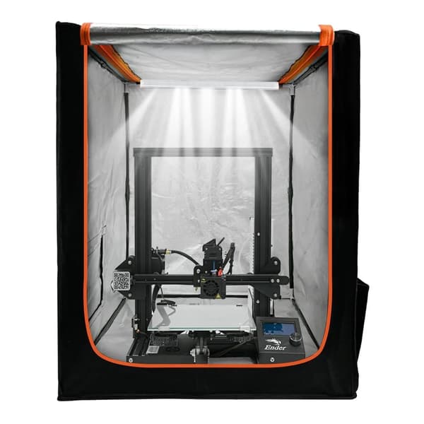 3D-skrivarskydd, inbyggd LED-belysning, bred kompatibilitet,Medium med LED