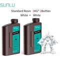 Miniatyrbild 2 av 2: SUNLU 2KG Standardharpiks, Hög Precision, Snabb Härdningstid,2KG Vit