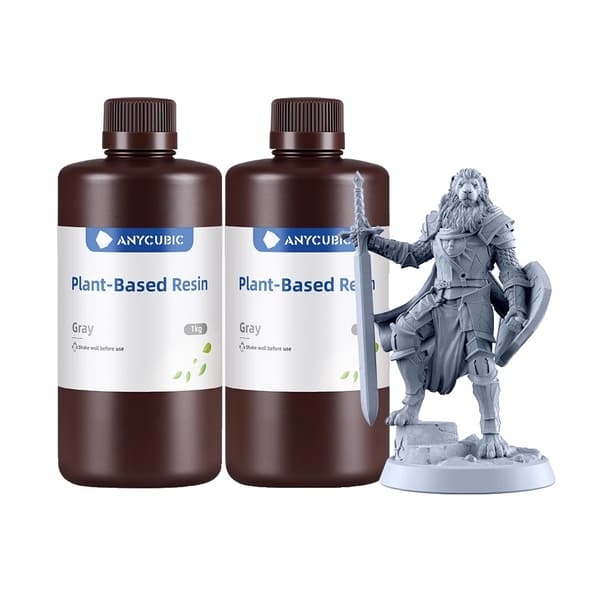 Plastbaserad harts, 2 kg volym, lågdoftformel,2kg Grå