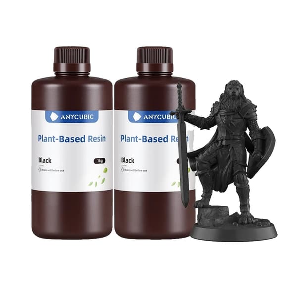 Plastbaserad harts, 2 kg volym, lågdoftformel,2kg Svart