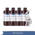 Miniatyrbillede 1 af 2: 3D Printer Resin, 405nm UV-følsom, 1kg Flydende,4kg Hvid