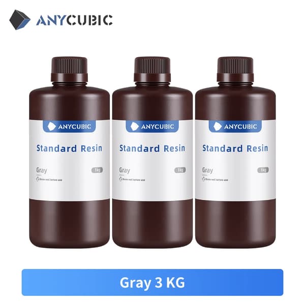3D-skrivarharts, Köp 3 KG Få 4 KG, UV-harts,UV Grå 3 KG