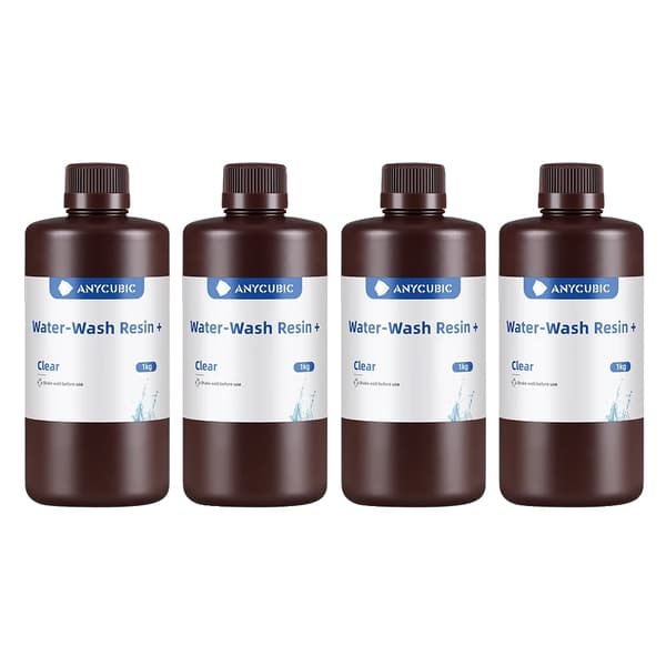 3D Printer Resin, Vandopløselig, 405nm UV Resin,Klar 4kg