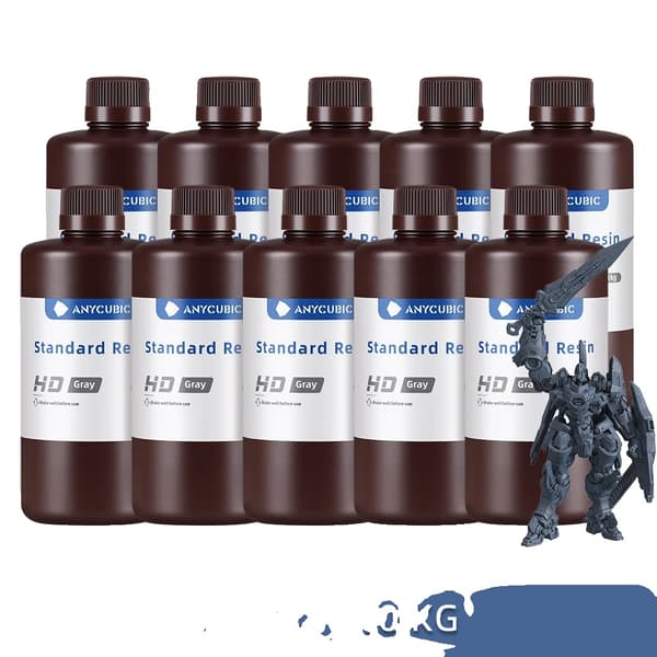 Flytande fotopolymerharts, 405nm UV-harts, för LCD 3D-skrivare,10kg HD Gre