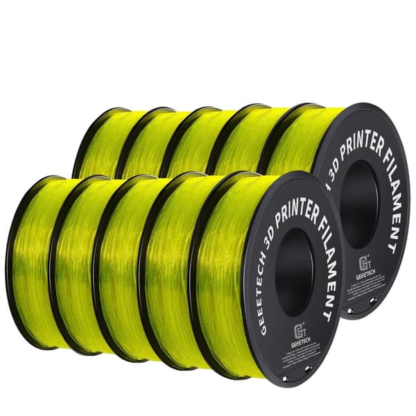 TPU 3D-printer filament, 1,75 mm diameter, 1 kg vægt,Gul