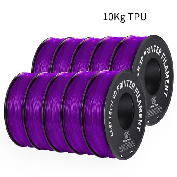 TPU 3D-tulostinlanka, 1,75 mm halkaisija, 1 kg paino,PURPPURA