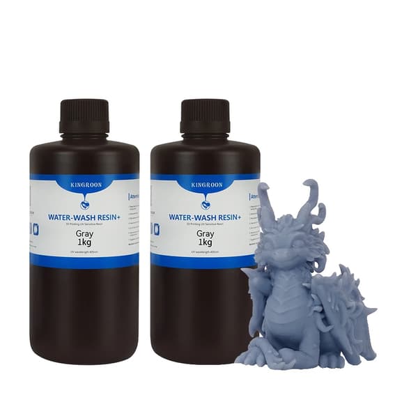 Vattenlöslig resin, låg luktformel, hög böjstyrka,2 kg grått vattentvätt