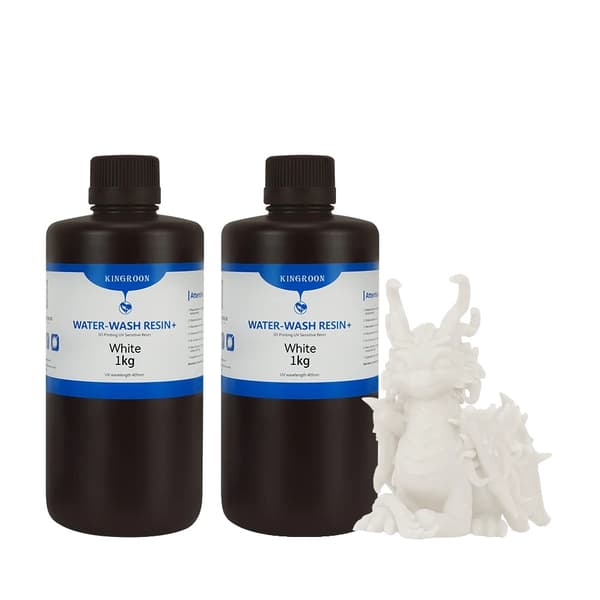 Vattenlöslig resin, låg luktformel, hög böjstyrka,2 kg vitt vattenbrikt