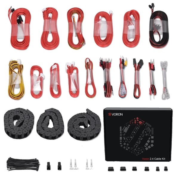 Voron 2.4 R2 Johdotussarja, Helppo Plug and Play -asennus, Kestävät Esikrimpatut Kaapelit