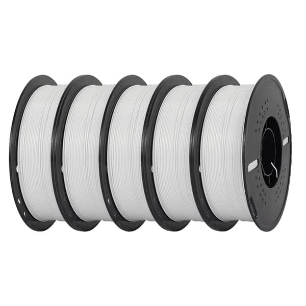 PETG-filament, höghastighetsutskrift, bra hållbarhet, 5kg Vit