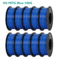 Miniatyrbillede 2 af 2: PETG Filament, Højhastighedsudskrivning, God sejhed, 10kg Blå
