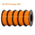 Miniatyrbillede 2 af 2: PETG Filament, Højhastighedsudskrivning, God sejhed, 5kg Orange