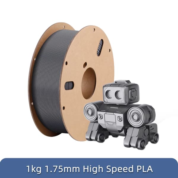 PLA-filament, höghastighetsutskrift, 1kg/rulle, Grå 1kg