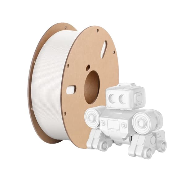 PLA Filament, Højhastighedsudskrivning, 1kg/Rulle, Hvid 1kg