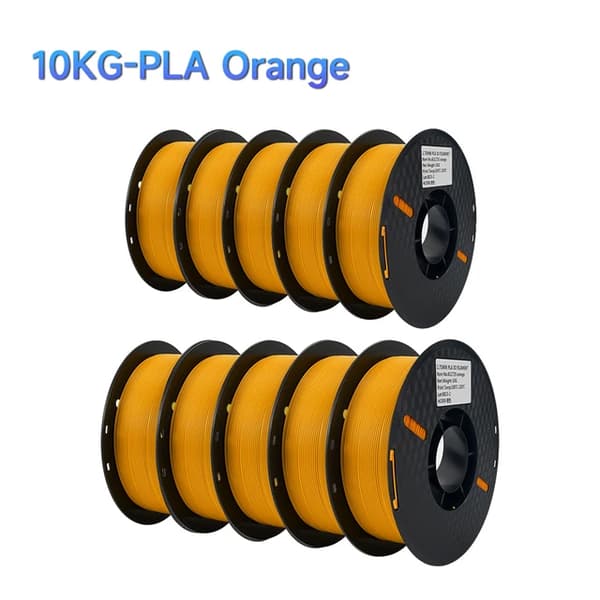PLA-filamenter, BLANDE farver, Ingen boble teknologi, Hurtig levering, Orange