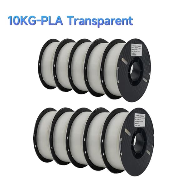 PLA-filamenter, BLANDE farver, Ingen boble teknologi, Hurtig levering, Transparent