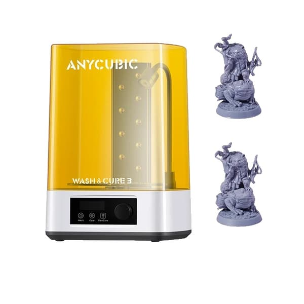 Anycubic Wash & Cure 3, UV-rotationshärdning, rengöring av resin, Tvätta och Härd 3