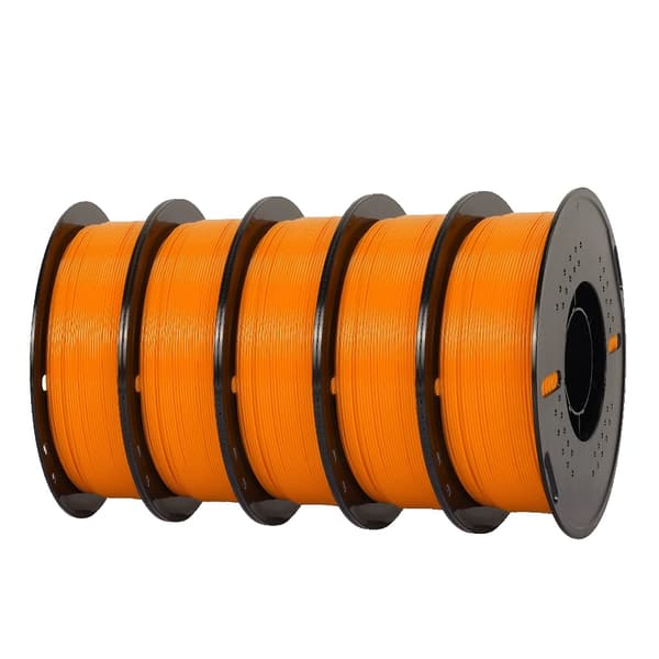 PETG Filament, Hög hastighet utskrift, Spole utan bubblor, 5kg HS-PETG Orange