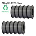 Pikkukuva 2 / 2: PETG filamentti, korkeanopeustulostus, ei kuplia kiekossa, 10kg HS-PETG hopea