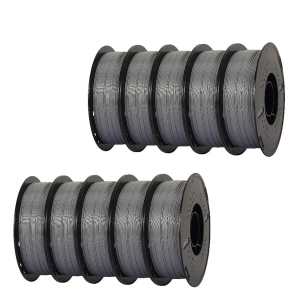 PETG filamentti, korkeanopeustulostus, ei kuplia kiekossa, 10kg HS-PETG hopea