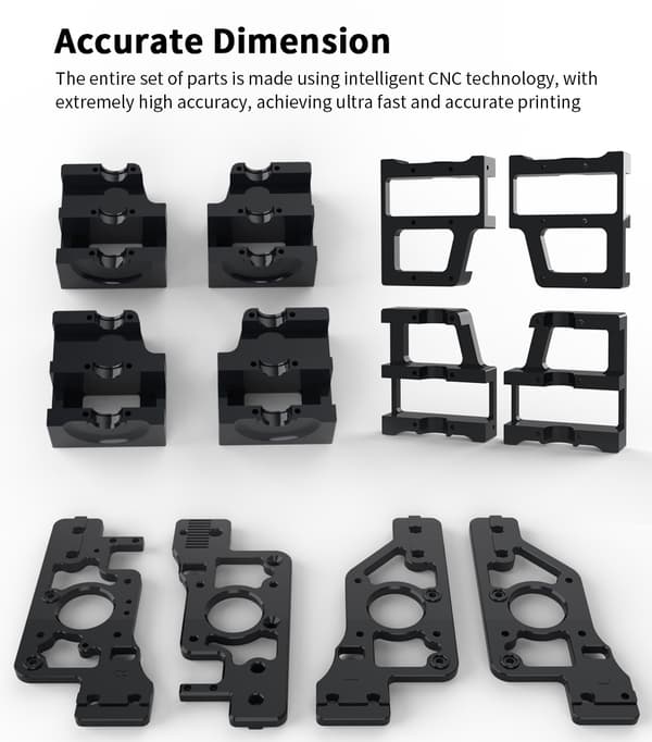 CNC VORON 2.4 R2 Pro Kit, Lättviktsdesign, Precisionskomponenter