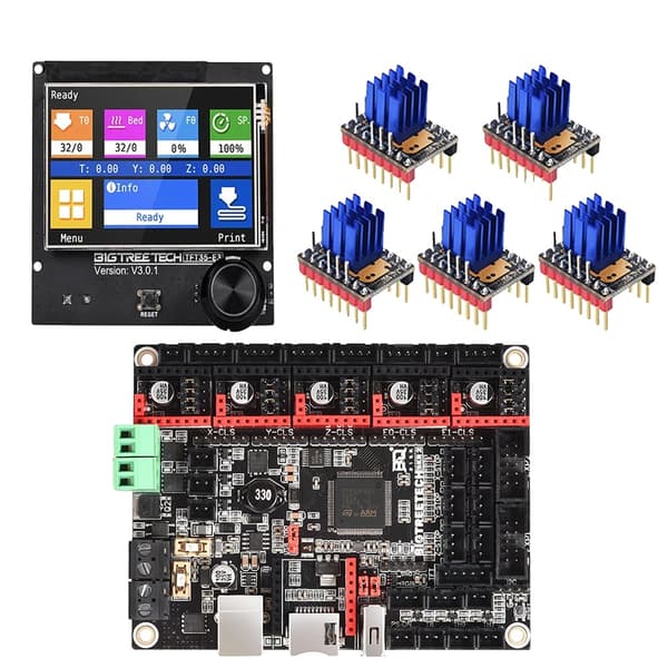 BIGTREETECH SKR 2 Bundkort, TFT35 E3 Touch Skærm, TMC2208/TMC2209 Steppermotor Drivere,SKR 2 Sæt 2