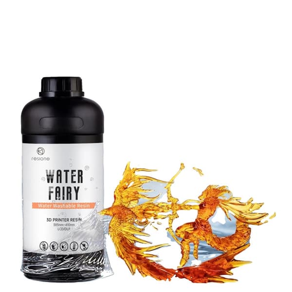 Vattenlöslig 3D-skrivarharts, hög precision, enkel rengöring,klar Orange-1000g