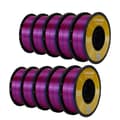 Miniatyrbillede 1 af 2: 3D Printer Filament, Silk PLA Materiale, 175mm Diameter, Rød Grøn Blå