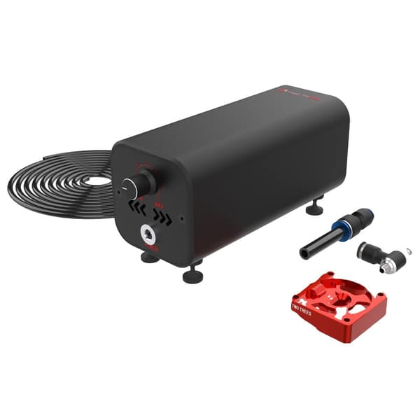 Luftkompressor pumpe, justerbar luftstrøm 10-30L/min, stille drift 60 dB,EU, 36 watt
