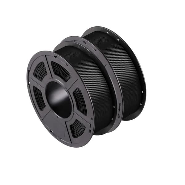 3D Printer Filament, 175mm Diameter, Flere Farvevalg, Sort 2KG