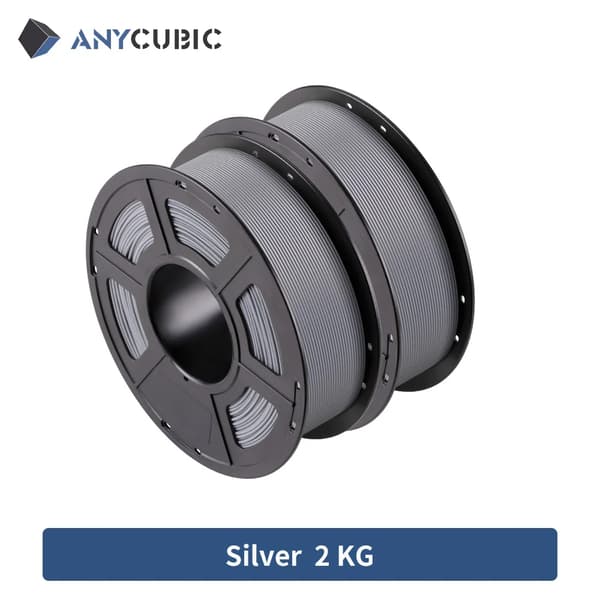 3D-skrivare Filament, 175mm Diameter, Flerfärgade Alternativ, Silver 2KG
