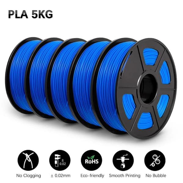 PLA 3D-skrivartråd, miljövänlig, hög hållfasthet, mångsidig användning,PLA Blå