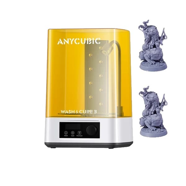 Anycubic Vask & Hærde Maskine, Hærdningsfunktion, Rensestørrelse 165*100*165mm, Vask Kur 3