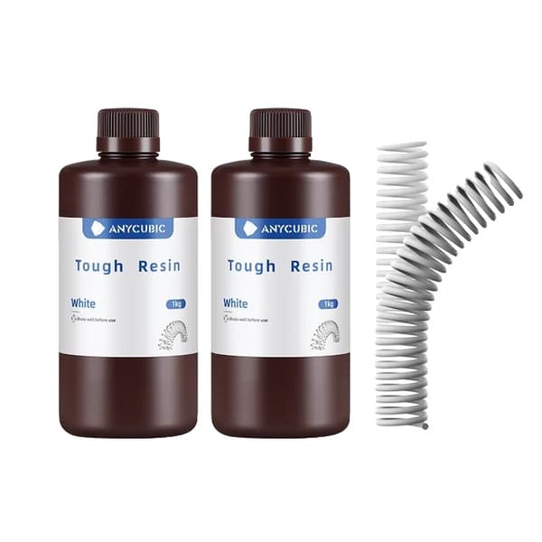 3D-skrivarharts, flexibelt material, hög seghet, 2kg Vit