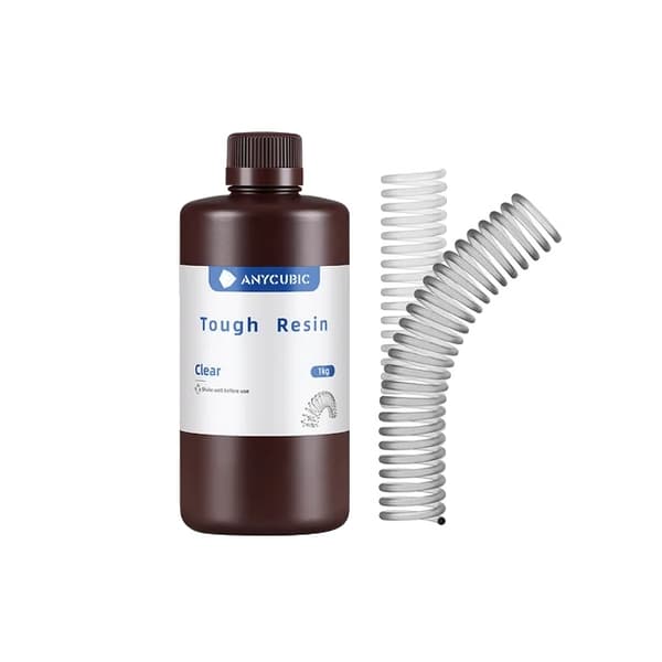 3D-skrivarharts, flexibelt material, hög seghet, 1kg Klar