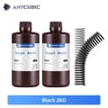 Miniatyrbillede 2 af 2: 3D Printer Resin, Fleksibelt Materiale, Høj Styrke, 2kg Sort