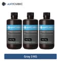 Miniatyrbillede 2 af 2: 3D Printer Resin, 405nm Kompatibilitet, Vandopløselig ECO Resin, UV Grå 3 KG