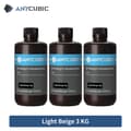 Miniatyrbillede 2 af 2: 3D Printer Resin, 405nm Kompatibilitet, Vandopløselig ECO Resin, UV Lys Beige 3 KG