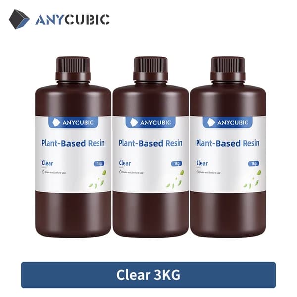 3D-skrivarharts, 405nm-kompatibilitet, vattenlösligt ECO-harts, ECO Clear 3 KG