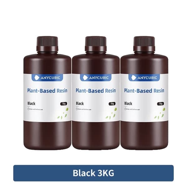 3D-skrivarharts, 405nm-kompatibilitet, vattenlösligt ECO-harts, ECO Svart 3 KG