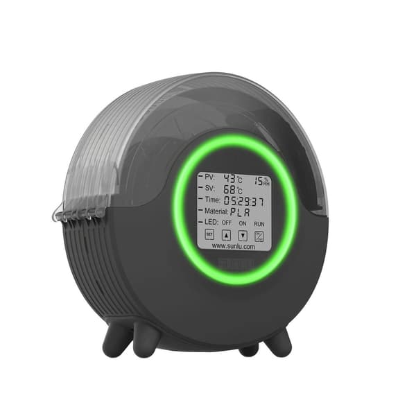 S2 Torkbox, 360° Omkringvärme, 4,6-tums Pekskärm,S2-Torktumlare-Svart