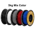 Miniatyrbillede 2 af 2: 3D Printer Filament, Blandede Farvevalg, Høj Kvalitet PETG Plastik, 5kg Mix PETG