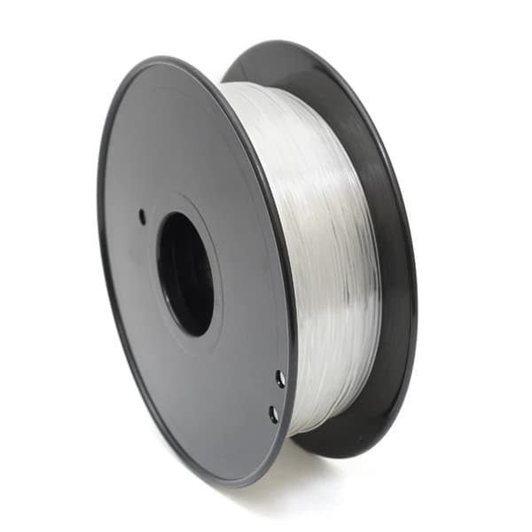 3D-skrivartråd, flexibelt TPU-material, 175mm i diameter, Transparent