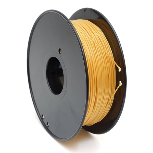 3D Printer Filament, Fleksibelt TPU Materiale, 175mm Diameter, Guld