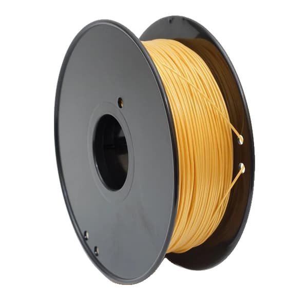 3D Printer Filament, Fleksibelt TPU Materiale, 175mm Diameter, Guld